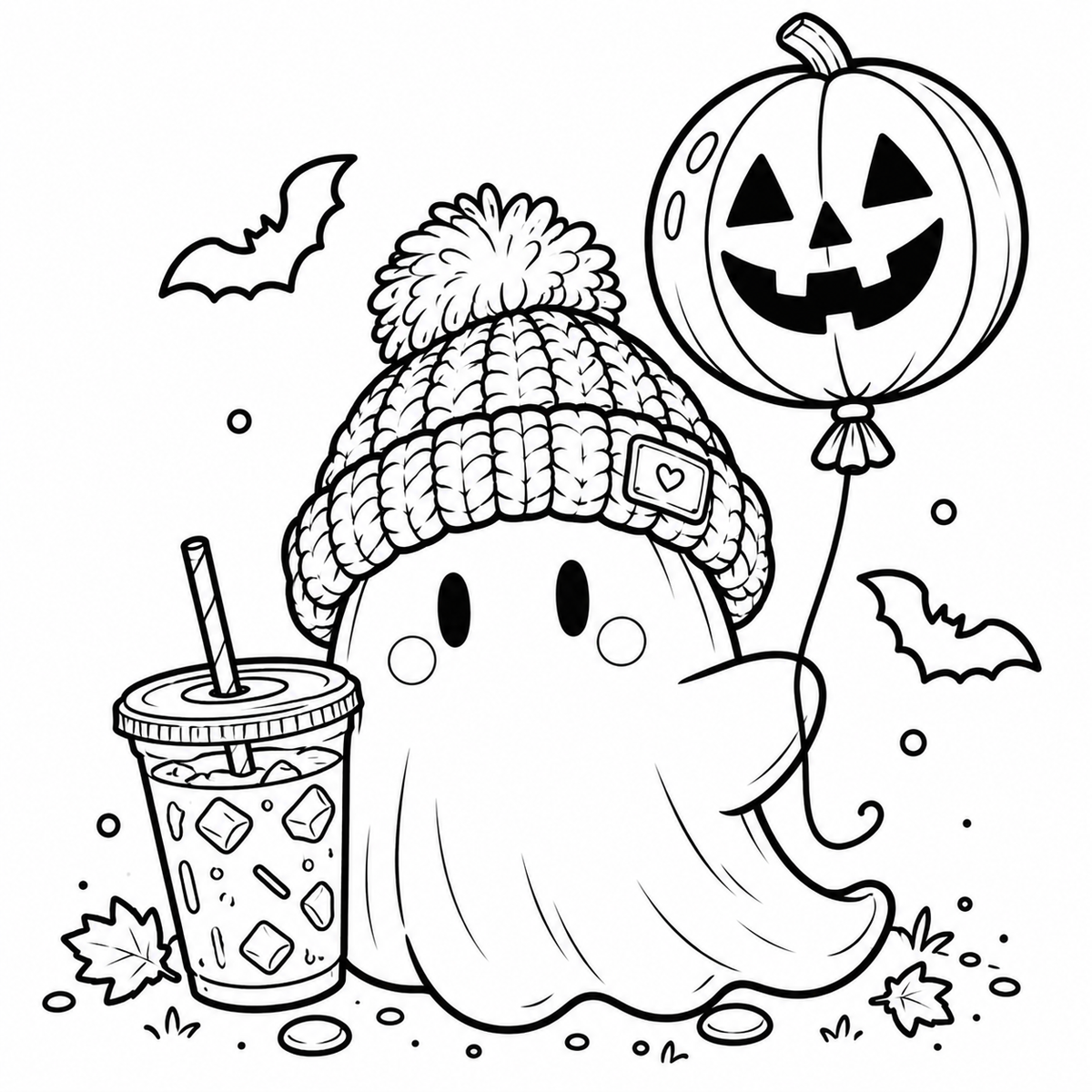 A Cozy Little Halloween Coloring Book | 20 Coloring Pages