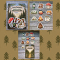Cozy Camping Die Cut Sticker Pack | 10 Cute Camping Stickers