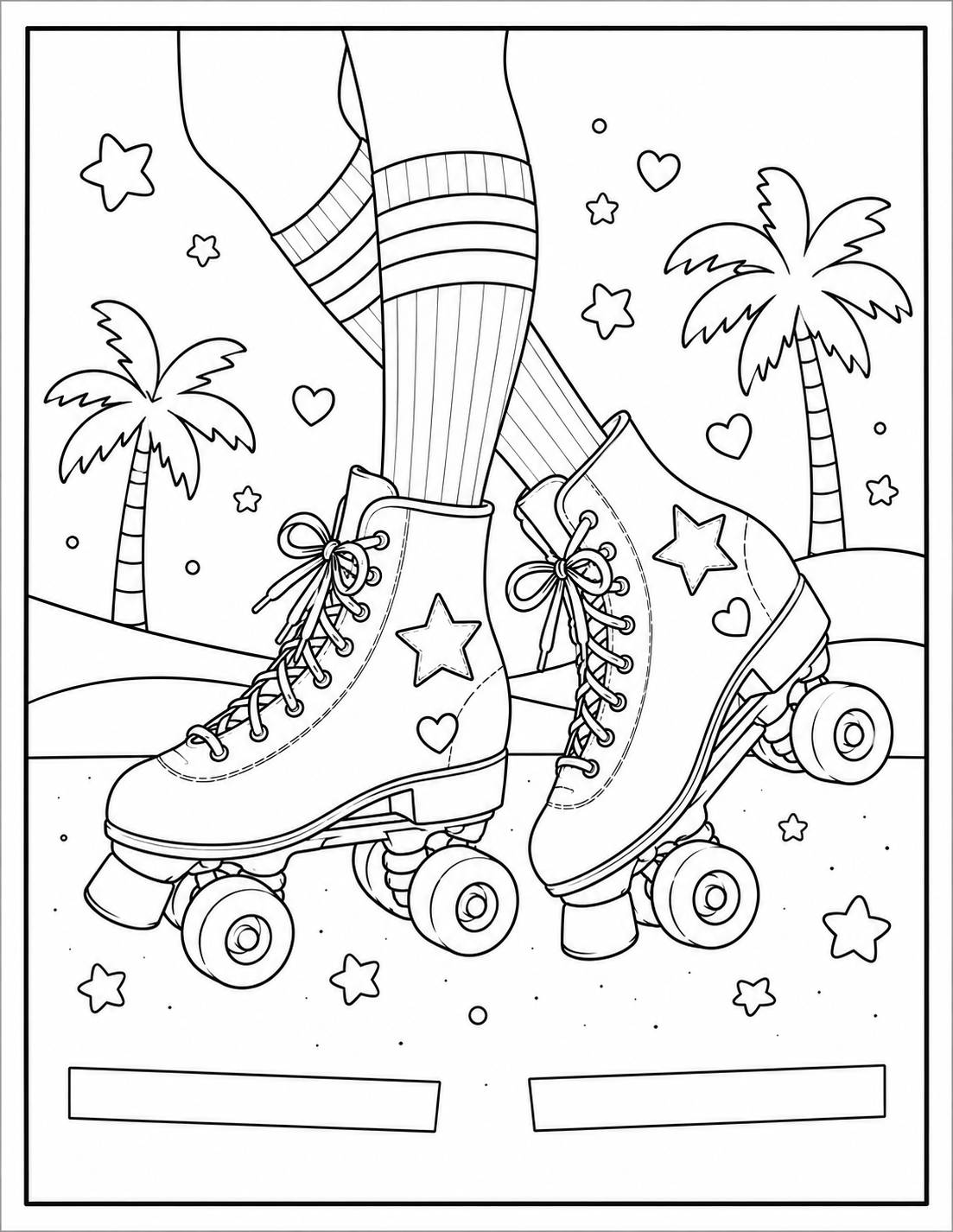 Retro 80s & 90s Nostalgic Coloring Book | Bold Easy Relaxing Pages