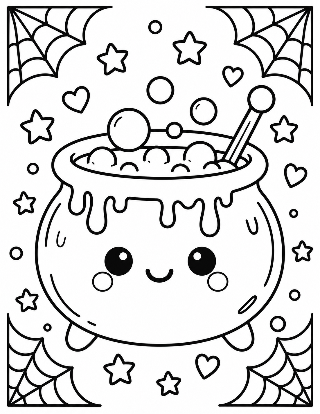 A Cozy Little Halloween Coloring Book | 20 Coloring Pages