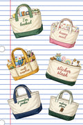 Planner Girl Tote Stickers | Journaling Sticker Set of 6