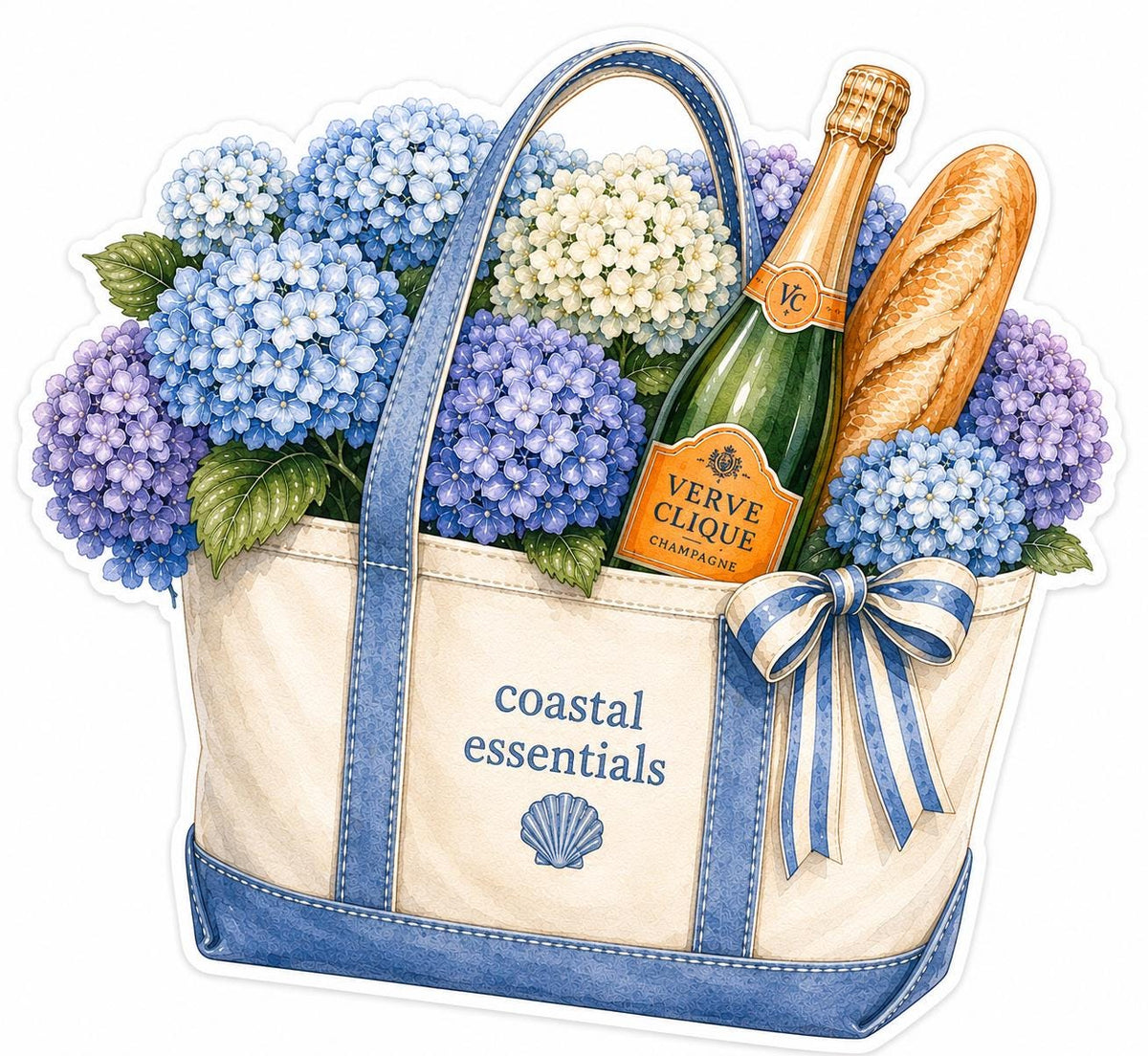 Coastal Charm planner and journal stickers