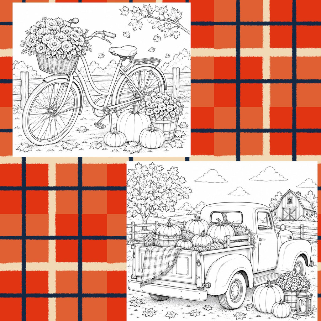 Fall on the Farm coloring book product photo